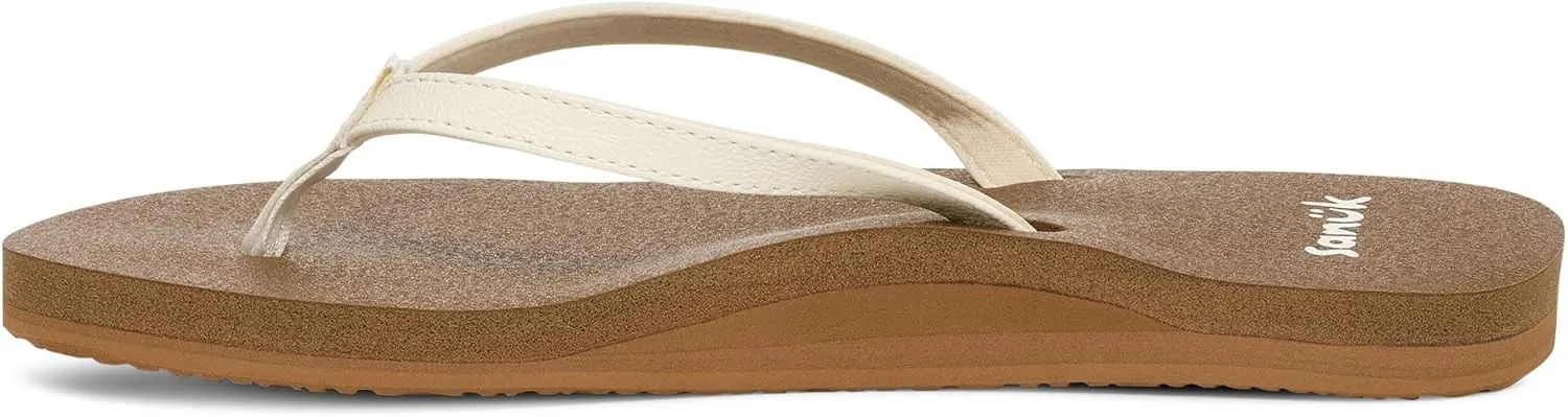 Sanuk Yoga Joy | Flip Flops for Women | Yoga Sandals For Women | Women's Beach Sandals | Memory Foam Footbed