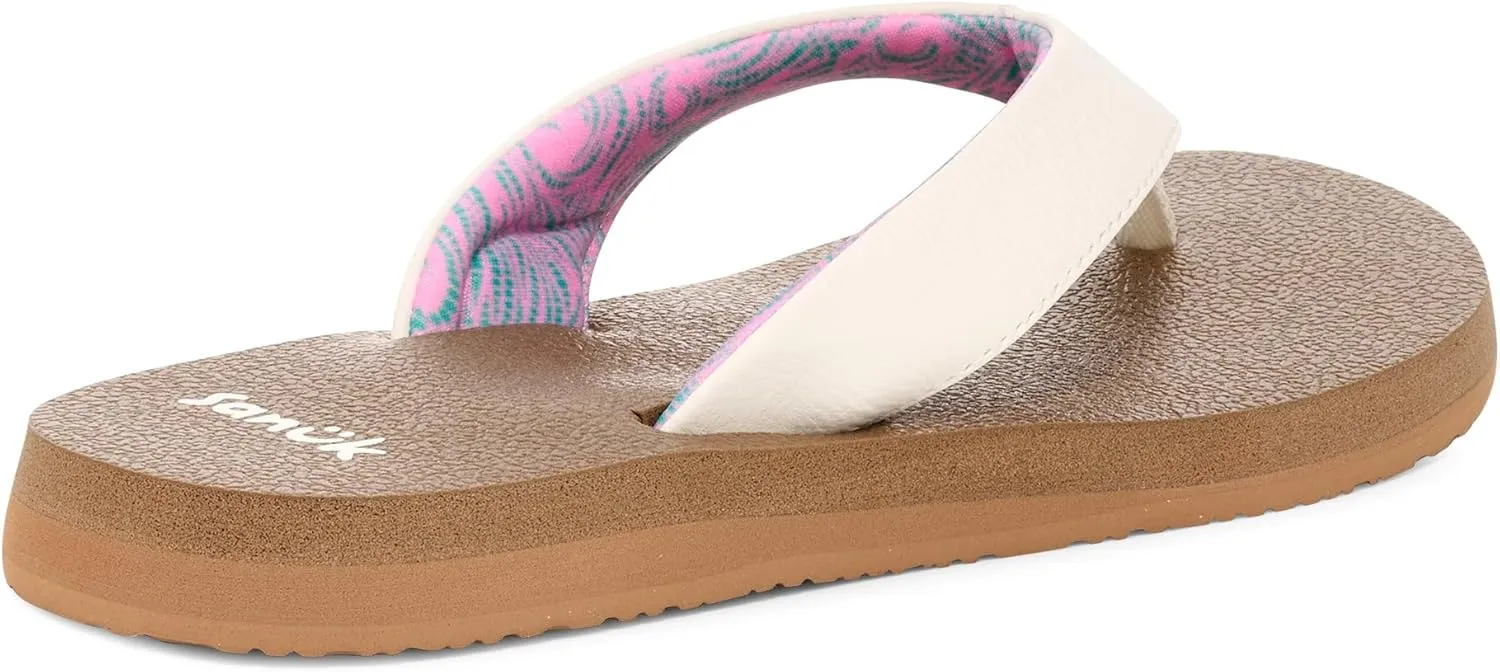 Sanuk Yoga Mat II | Flip Flops for Women | Yoga Sandals For Women | Women's Beach Sandals | Memory Foam Footbed