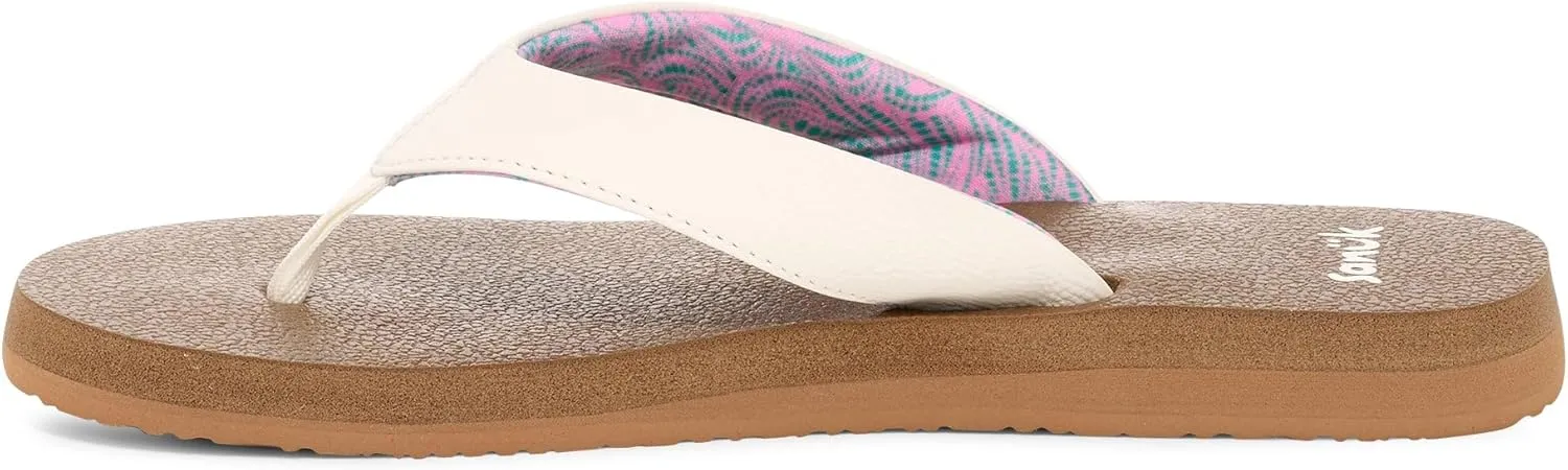 Sanuk Yoga Mat II | Flip Flops for Women | Yoga Sandals For Women | Women's Beach Sandals | Memory Foam Footbed
