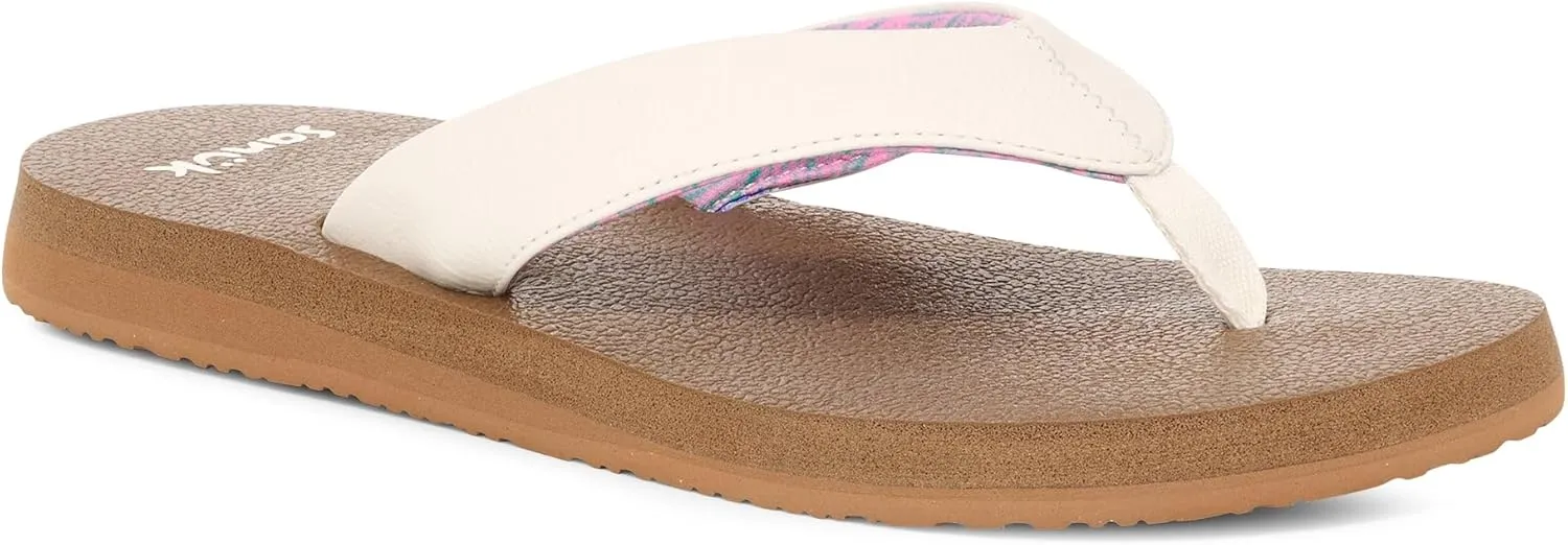 Sanuk Yoga Mat II | Flip Flops for Women | Yoga Sandals For Women | Women's Beach Sandals | Memory Foam Footbed
