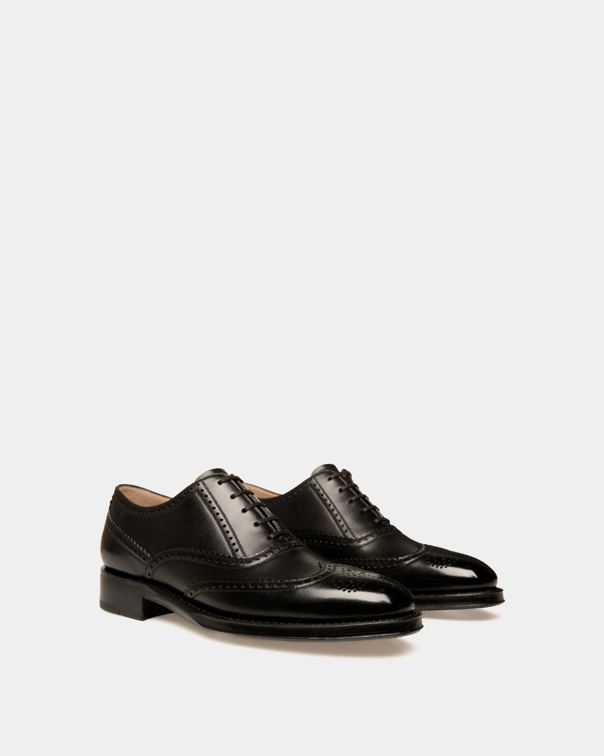 Scribe Un Oxford In Black Leather