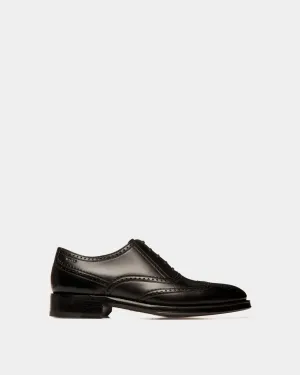 Scribe Un Oxford In Black Leather