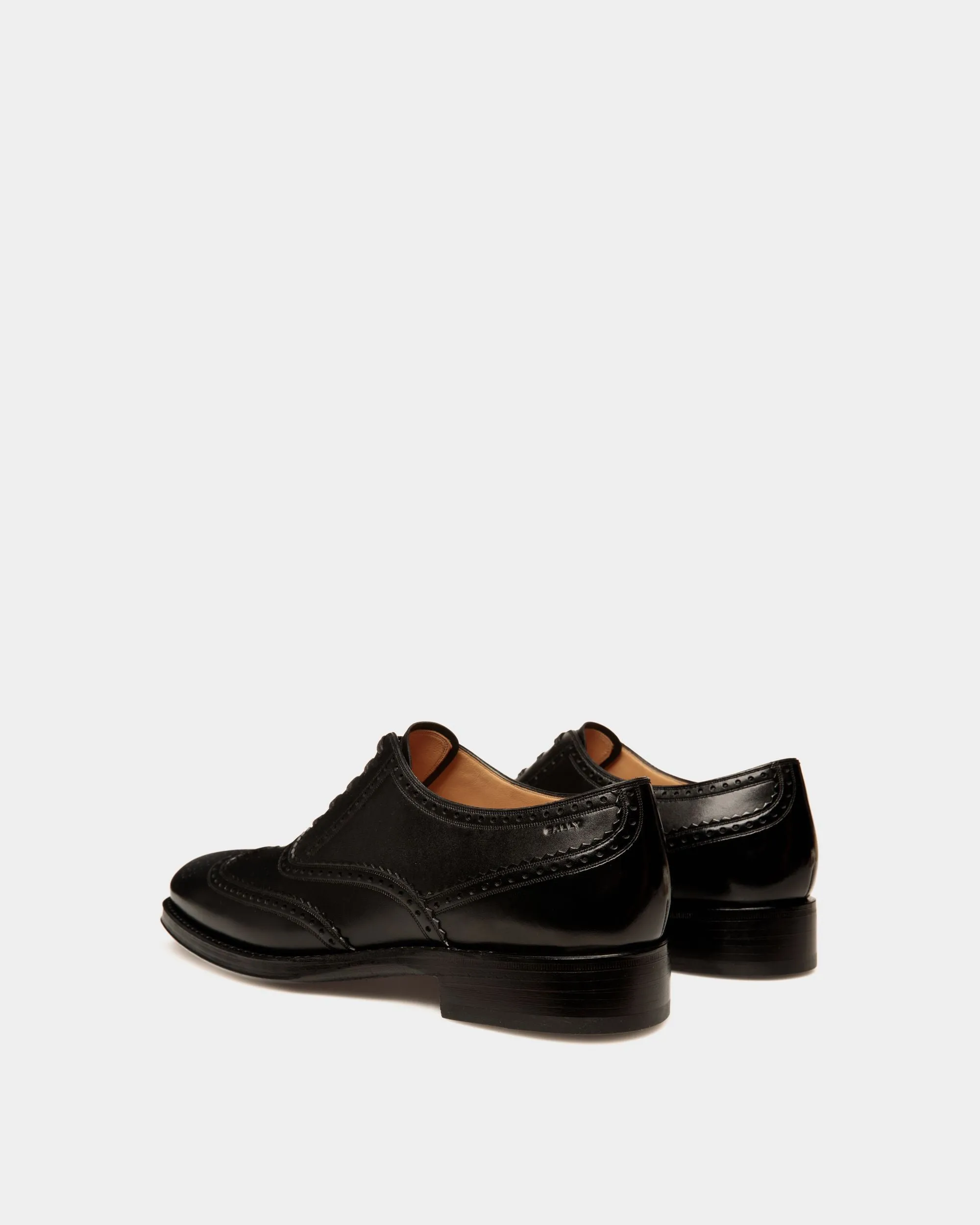 Scribe Un Oxford In Black Leather