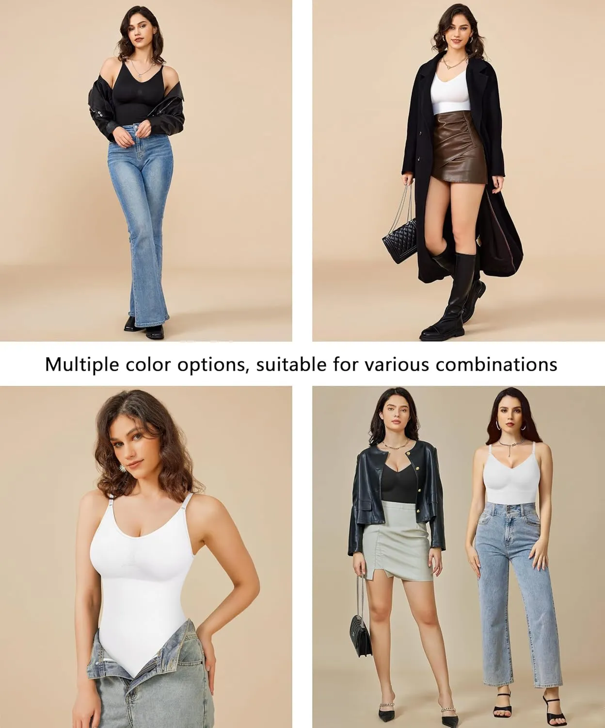 Shapewear Bodysuit Tummy Control Body Shaper Sculpting Butt Lifter Body Shaper for Women