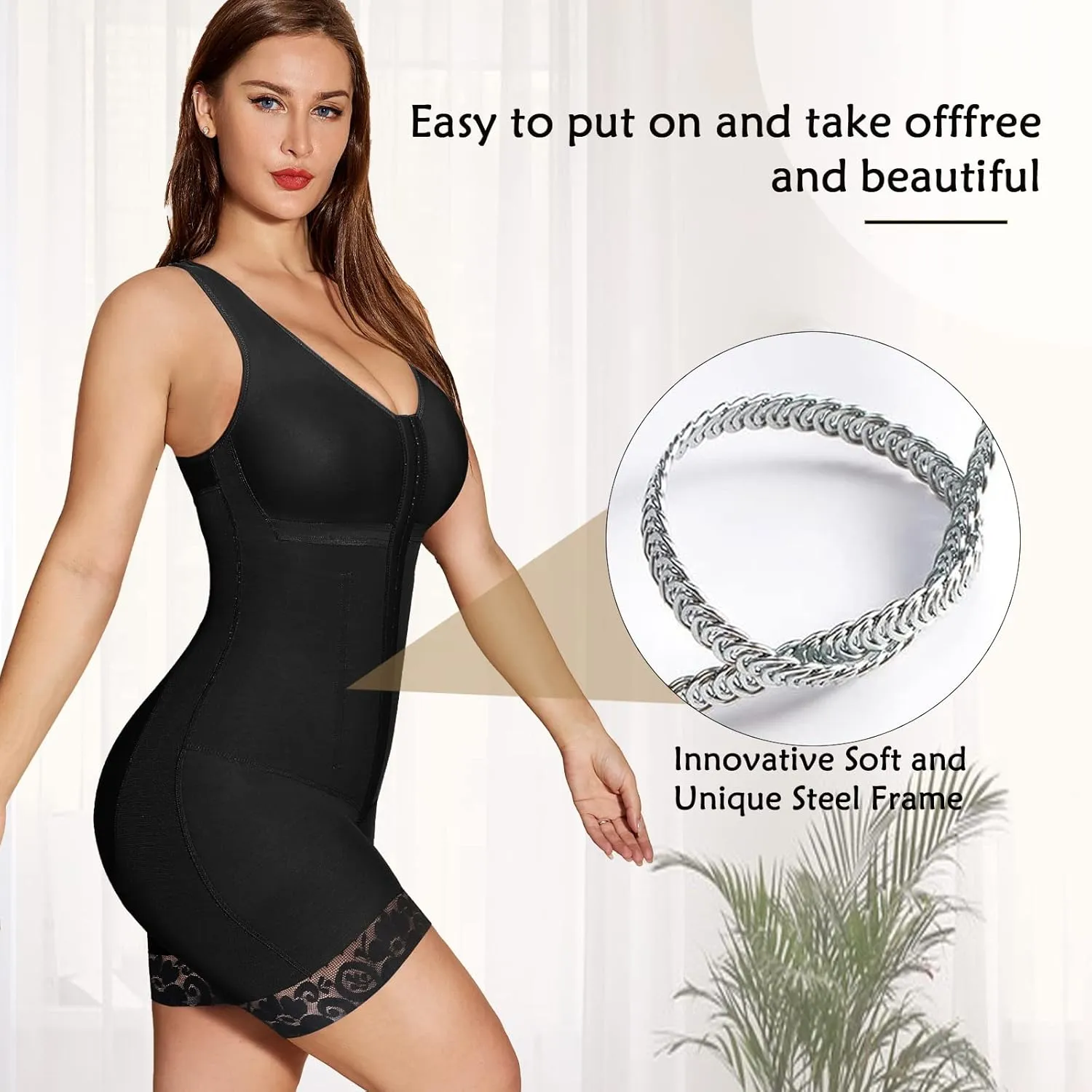SHAPSHE Shapewear for Women Tummy Control Fajas Colombianas Post Surgery Compression Garment Butt Lifter Body Shaper