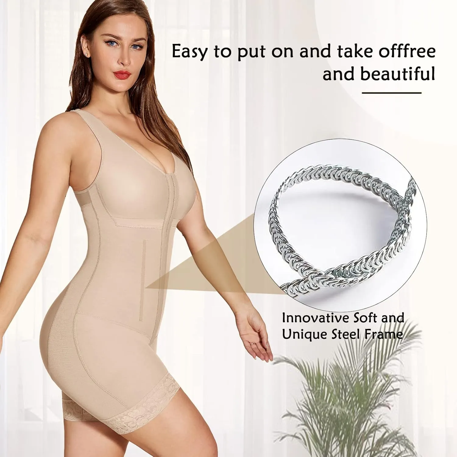 SHAPSHE Shapewear for Women Tummy Control Fajas Colombianas Post Surgery Compression Garment Butt Lifter Body Shaper
