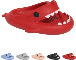 Shark Flip Flops, Cloud Shark Slides For Adult, Cartoon Non-Slipper Shark Slippers For Women And Men