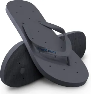 Shower Shoez Men's Non-Slip Gym Pool Dorm Water Sandals Flip Flops