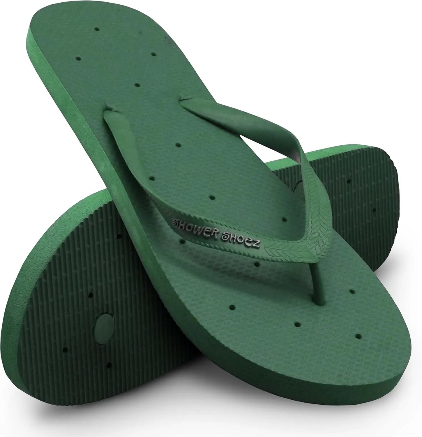 Shower Shoez Men's Non-Slip Gym Pool Dorm Water Sandals Flip Flops