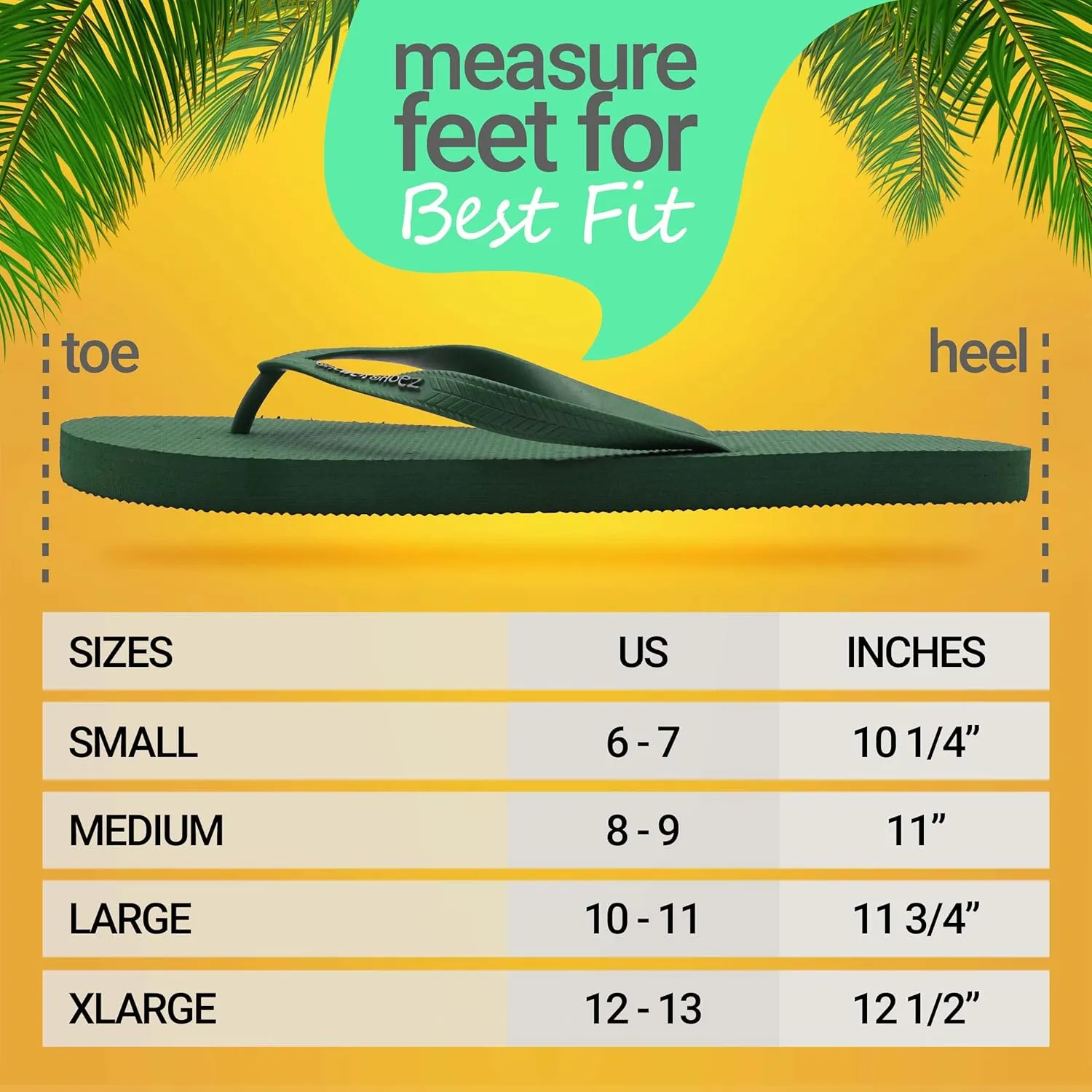 Shower Shoez Men's Non-Slip Gym Pool Dorm Water Sandals Flip Flops