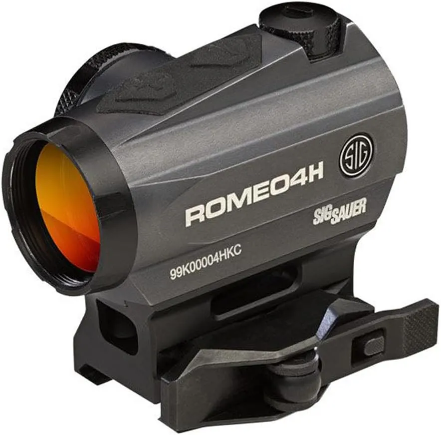 Sig Sauer ROMEO4H 1Х20 mm Waterproof Strong Aircraft-Grade CNC Aluminum Closed Red Dot Sight | Choose Reticle Options