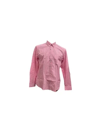 S.Kidman Mens Aberdeen Long Sleeve Shirt - Pale Pink Check