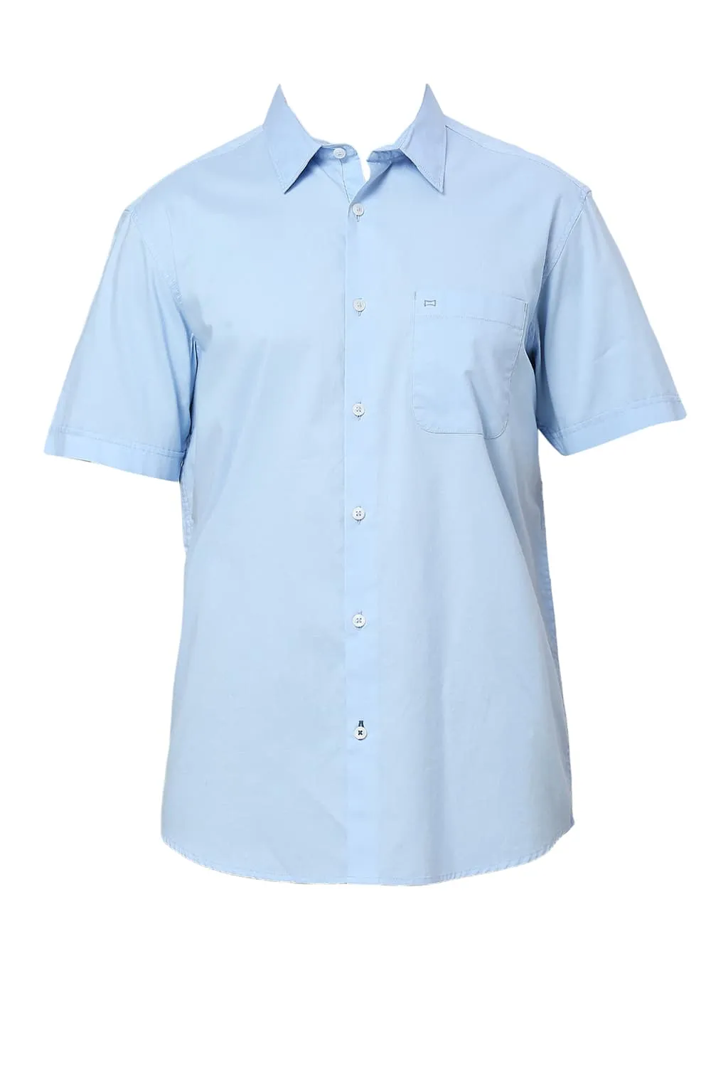 Slim Fit Cotton Oxford Halfsleeves Shirt