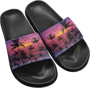 Slippers for Women Men Non Slip Quick Drying Shower Slides Bathroom Sandals EVA Flat Sandals