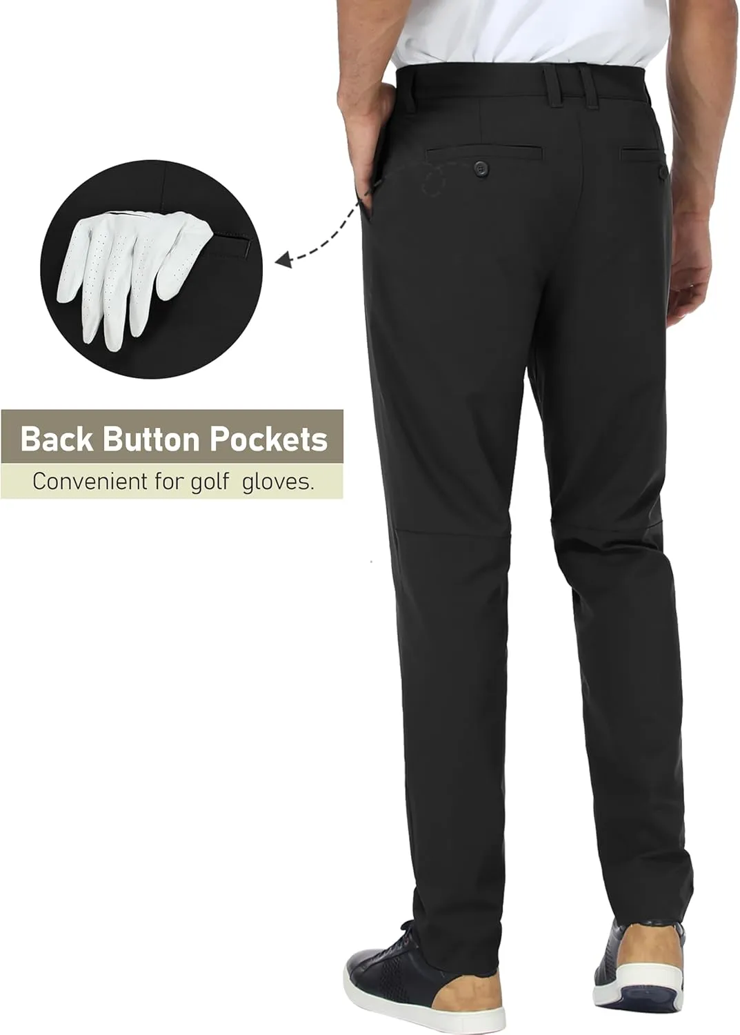 SPECIALMAGIC Golf Pants Men Stretch Dress Lightweight Business Casual Waterproof Hiking Quick Drying Work Pants