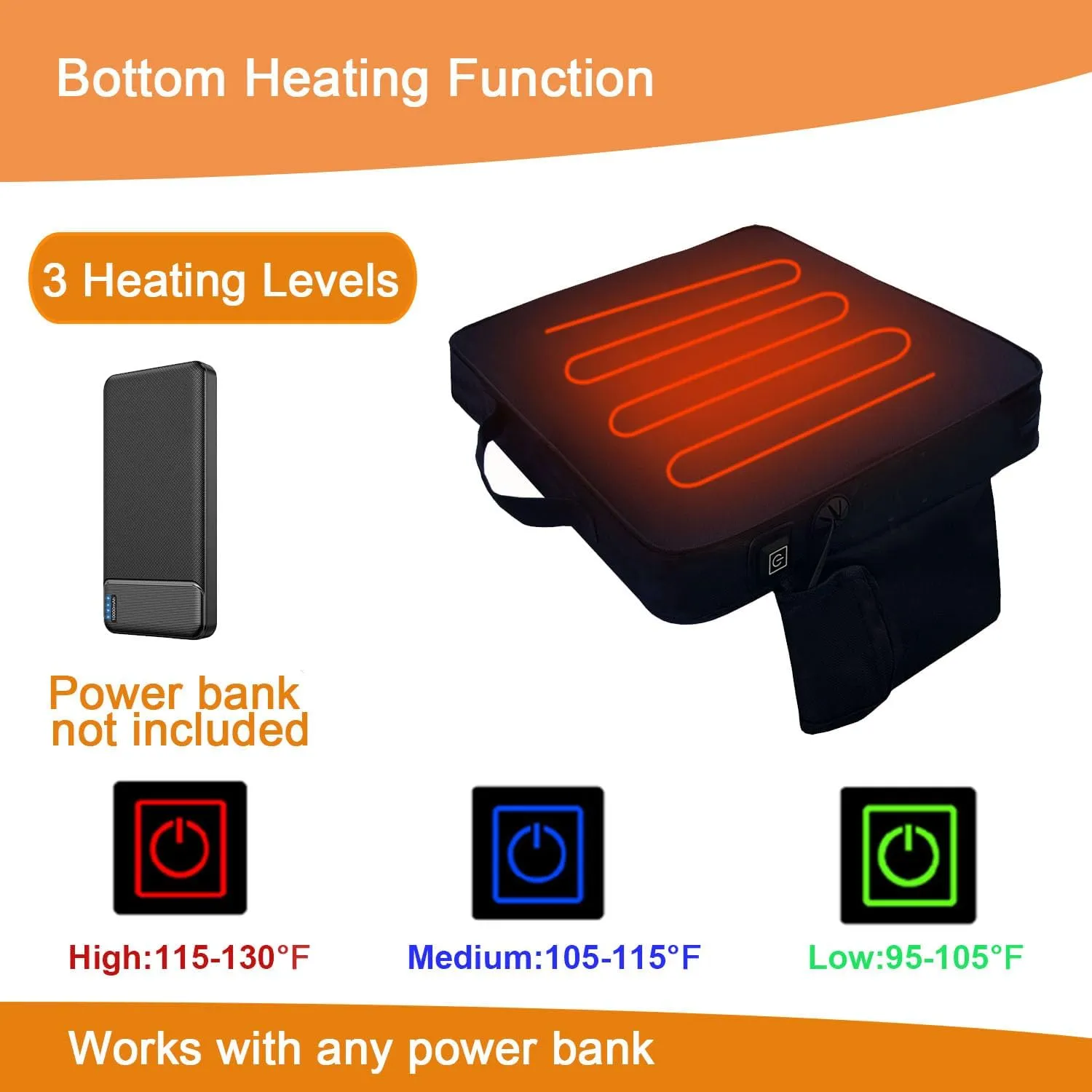 Stadium Cushions, Waterproof Outdoor bleacher seat Cushion, Kayak Canoe seat,Camping seat Cushion for Any Sports Events use