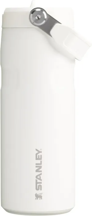 Stanley IceFlow Flip Straw 2.0 Water Bottle 16 OZ | Built-In Straw with Larger Opening | Lightweight & Leak-Resistant | Insulated Stainless Steel | BPA-Free | Frost