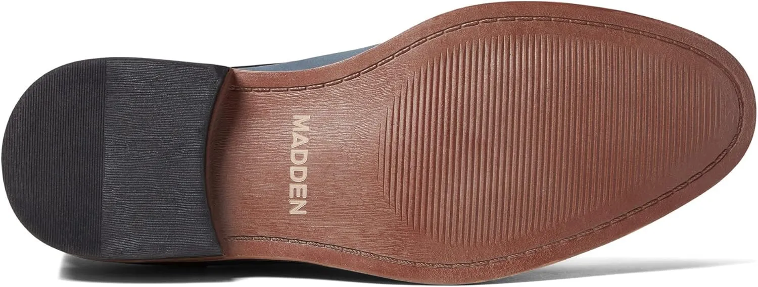 Steve Madden Ajapp Oxford Shoes for Men - Man-Made Upper with Lace-Up Vamp, Round Toe Design, and Durable Outsole