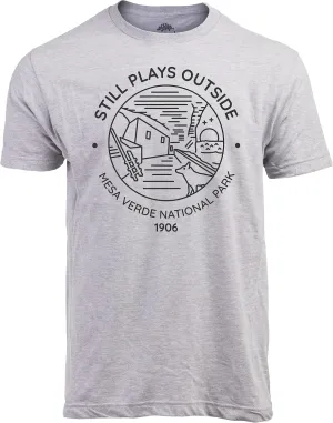 Still Plays Outside Hiking Tee | Funny Hiker Camping Camper Outdoors Men Women Shirt
