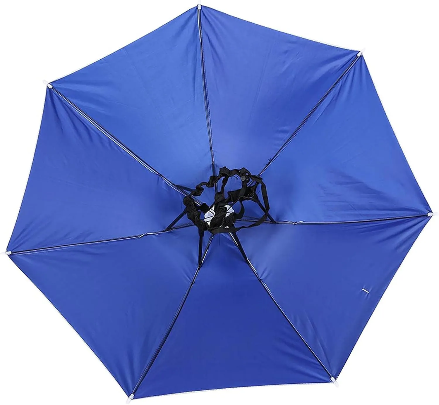 Sunscreen Windproof Head Mounted Umbrella Top Folding Hat Umbrella for Fishing Outdoor Activities