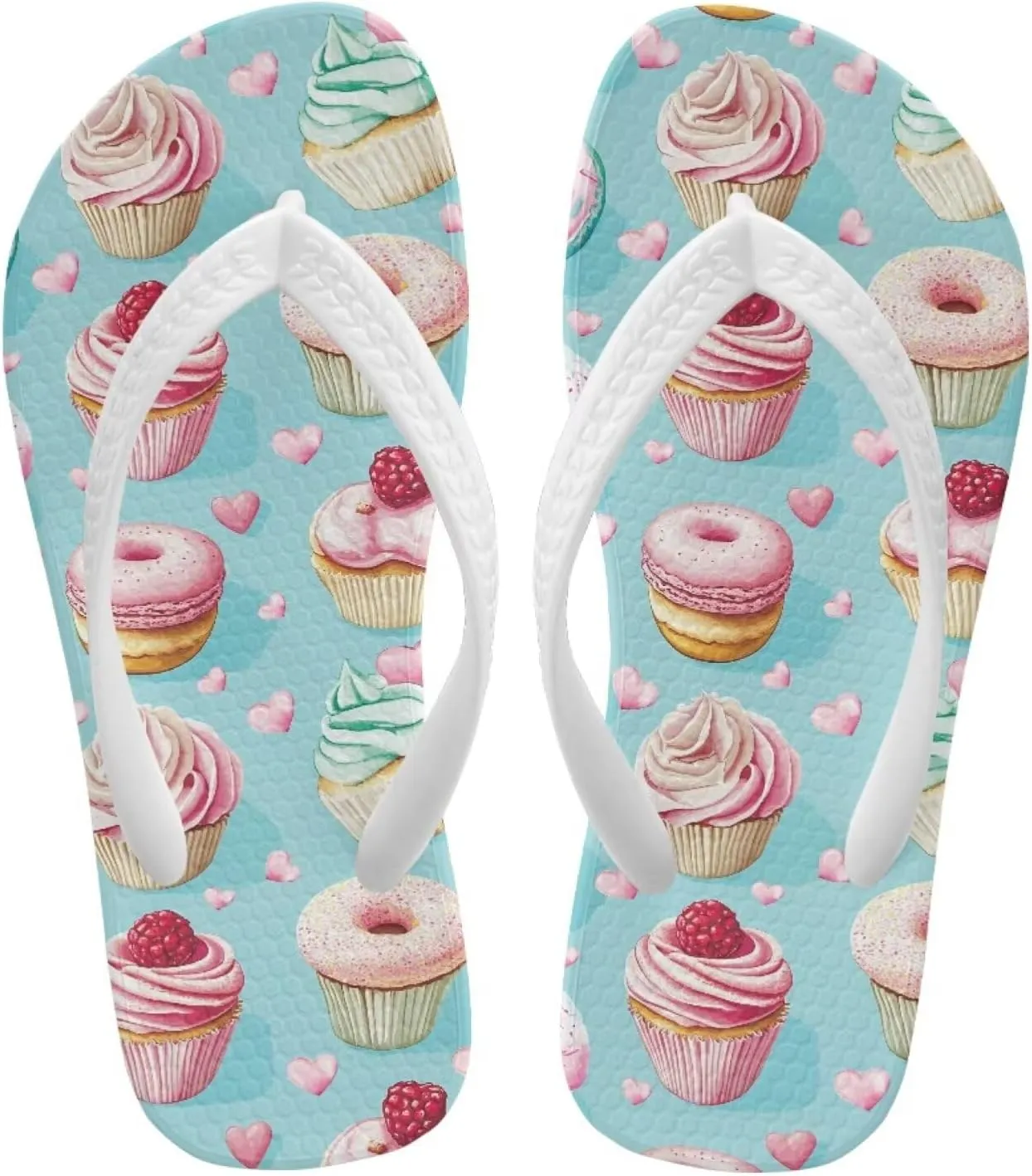 Sweet Girls Sandals Flip Flops Quick Drying Non Slip Bathroom Slippers Kawaii Comfy Water Pool Sandals Kids