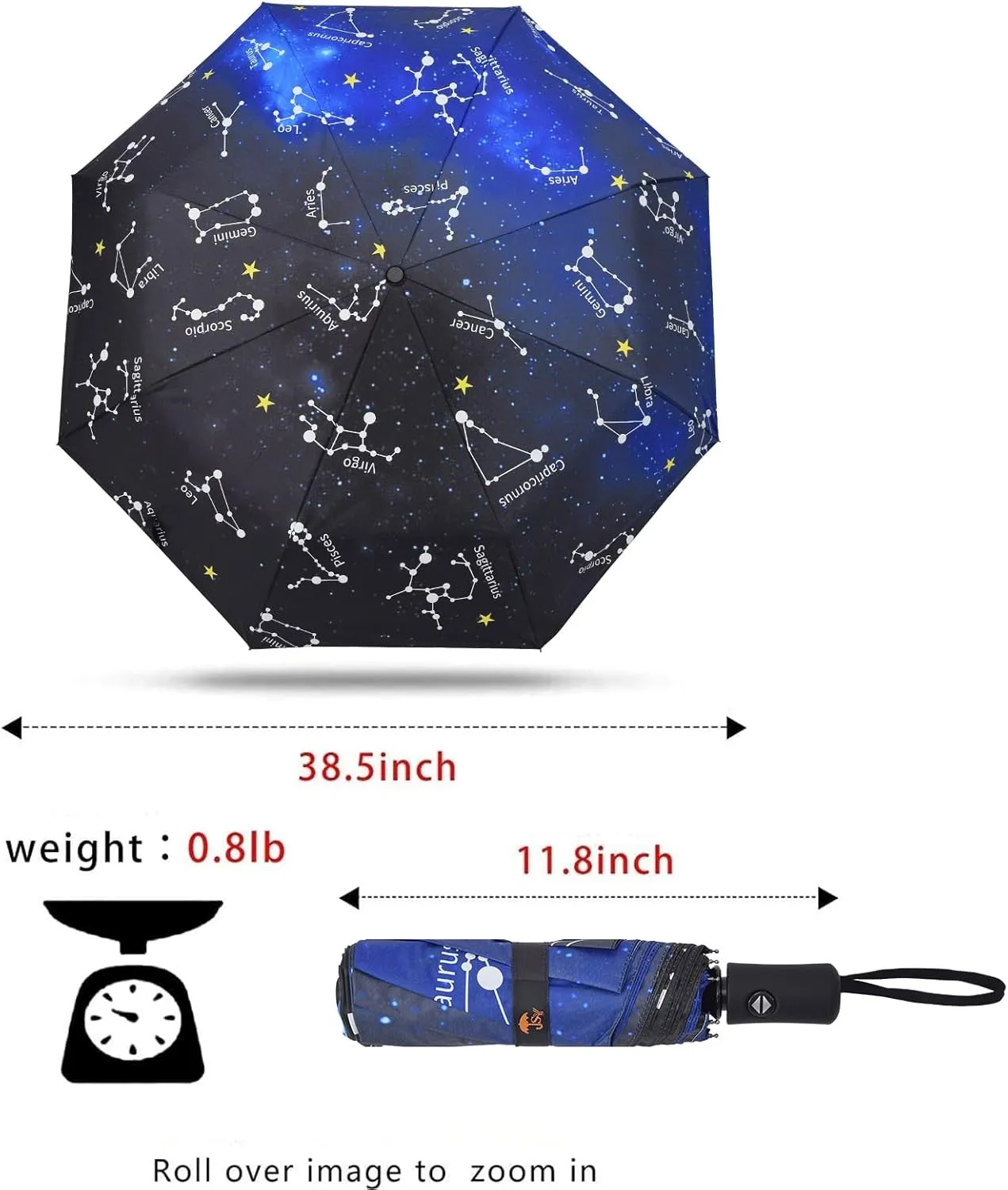 SY COMPACT Travel Umbrella Windproof Automatic Umbrellas-Factory Outlet umbrella