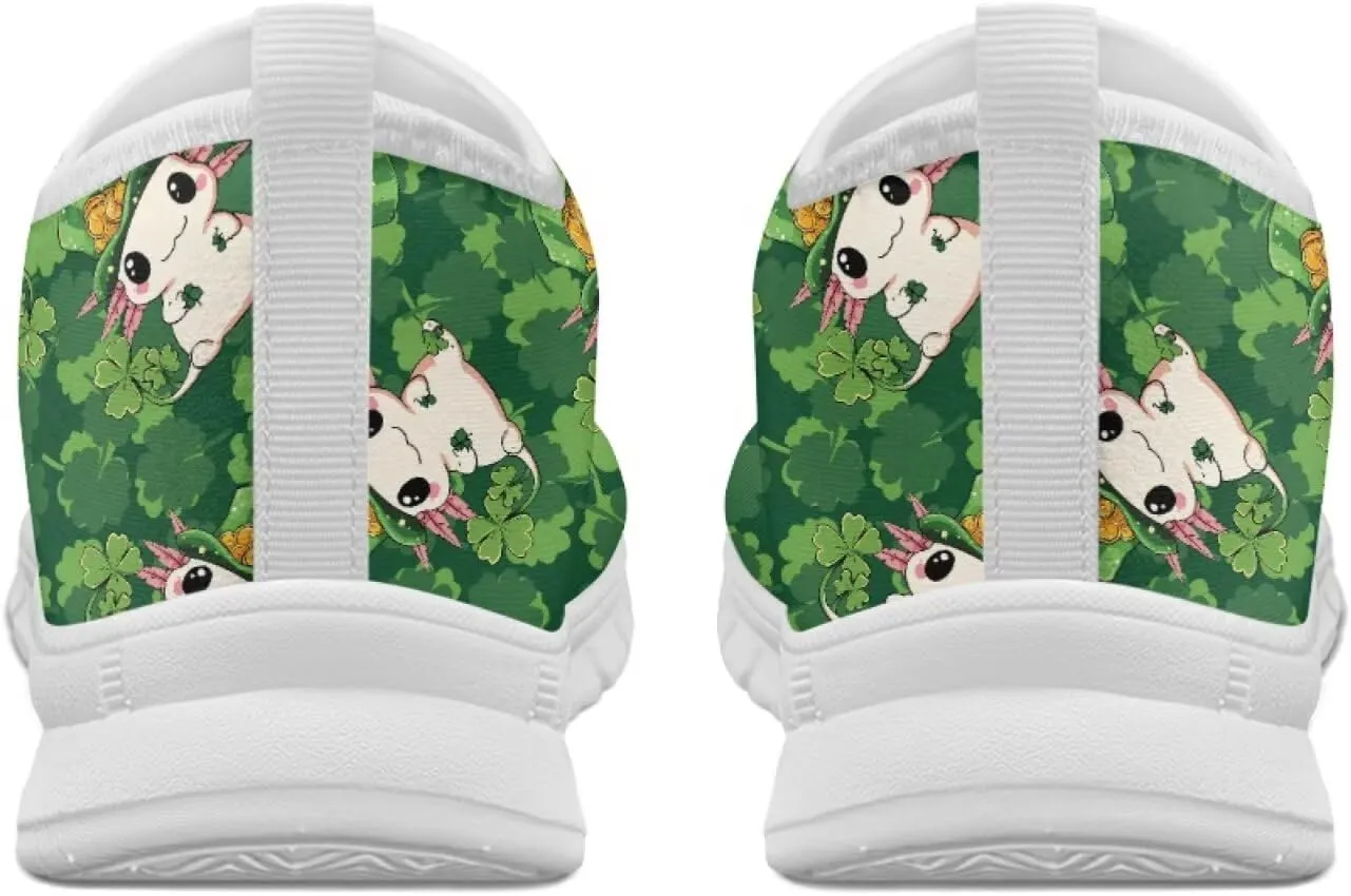 SYtrade Women's Art Sneaker Slip On Novelty Walking Loafer White Sole