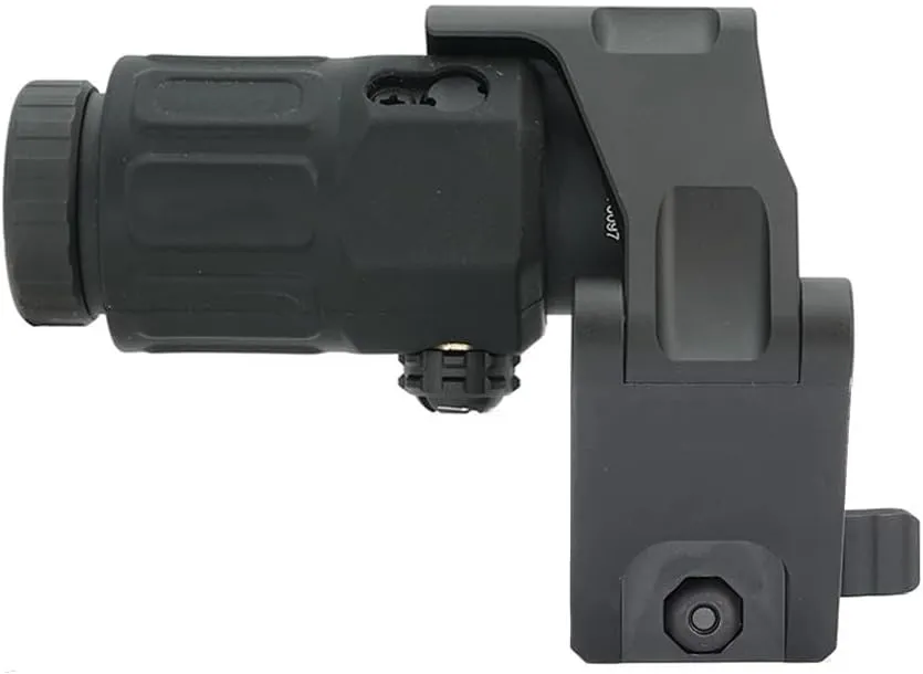 Tactical 3X Magnifier with FTC QD Mount Combo，2.26" Optical Centerline Height，Quick Release & Flip-to-Center (FTC) Mechanism，CNC Aluminum