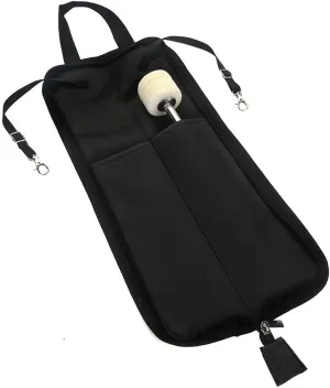 Tbest Drum Stick Holders,IRIN Drum Stick Storage Hanging Bag Drumstick Portable Handbag with Handle 5 Colors Available (Black/Red/Green/Blue/)(Black) Drumstick Case Drum Stick Bag