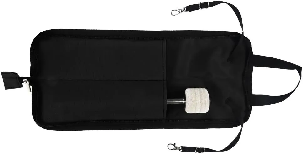 Tbest Drum Stick Holders,IRIN Drum Stick Storage Hanging Bag Drumstick Portable Handbag with Handle 5 Colors Available (Black/Red/Green/Blue/)(Black) Drumstick Case Drum Stick Bag