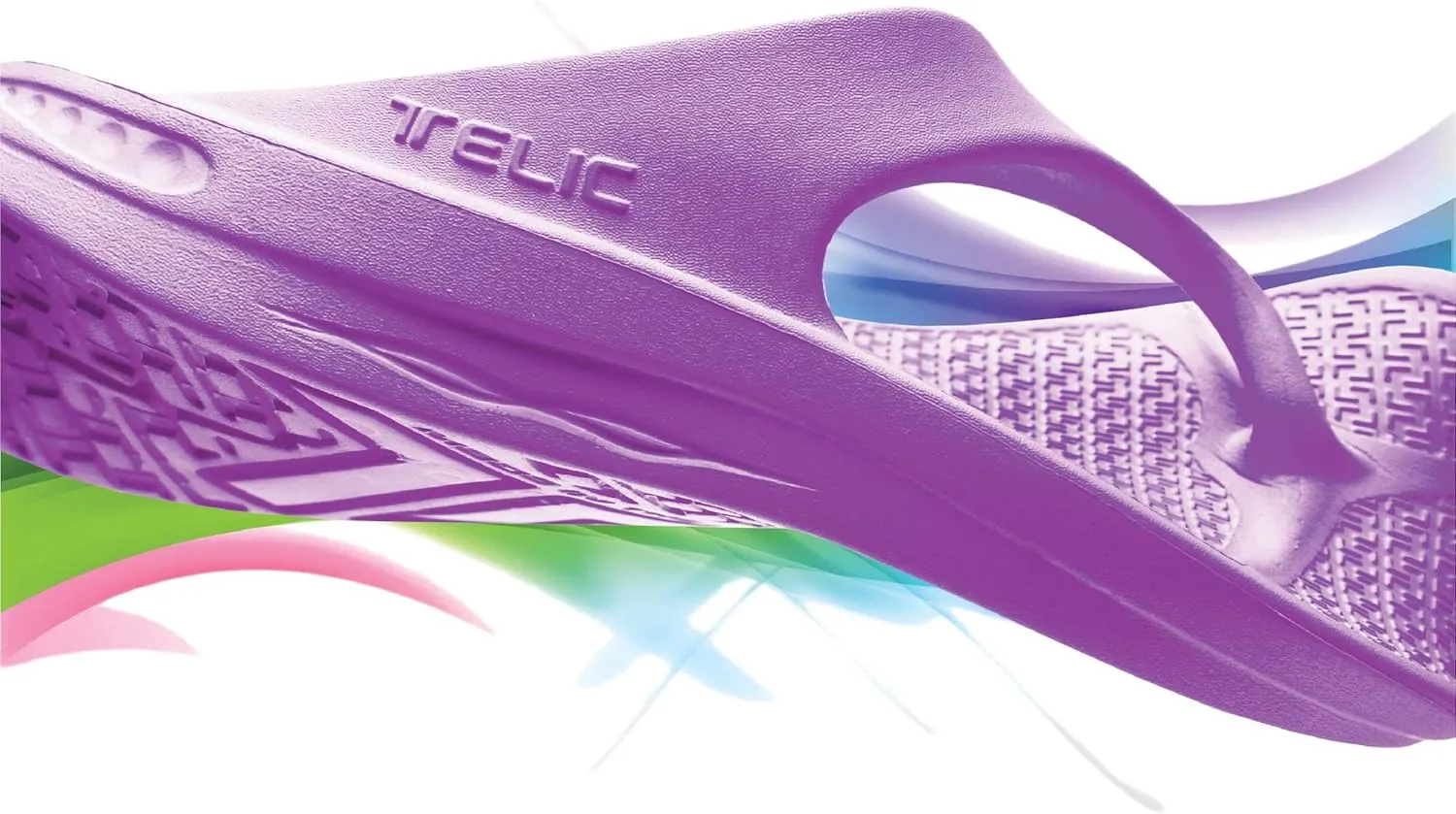 TELIC Women's Energy Flip Flop-Pillow-Soft, Supportive, Lightweight, Waterproof-Perfect for Beach & Pool