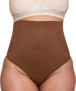 Thong Shorts Shapewear Tummy Control for Women, High Waist Shaping Seamless Body Shaper Panties