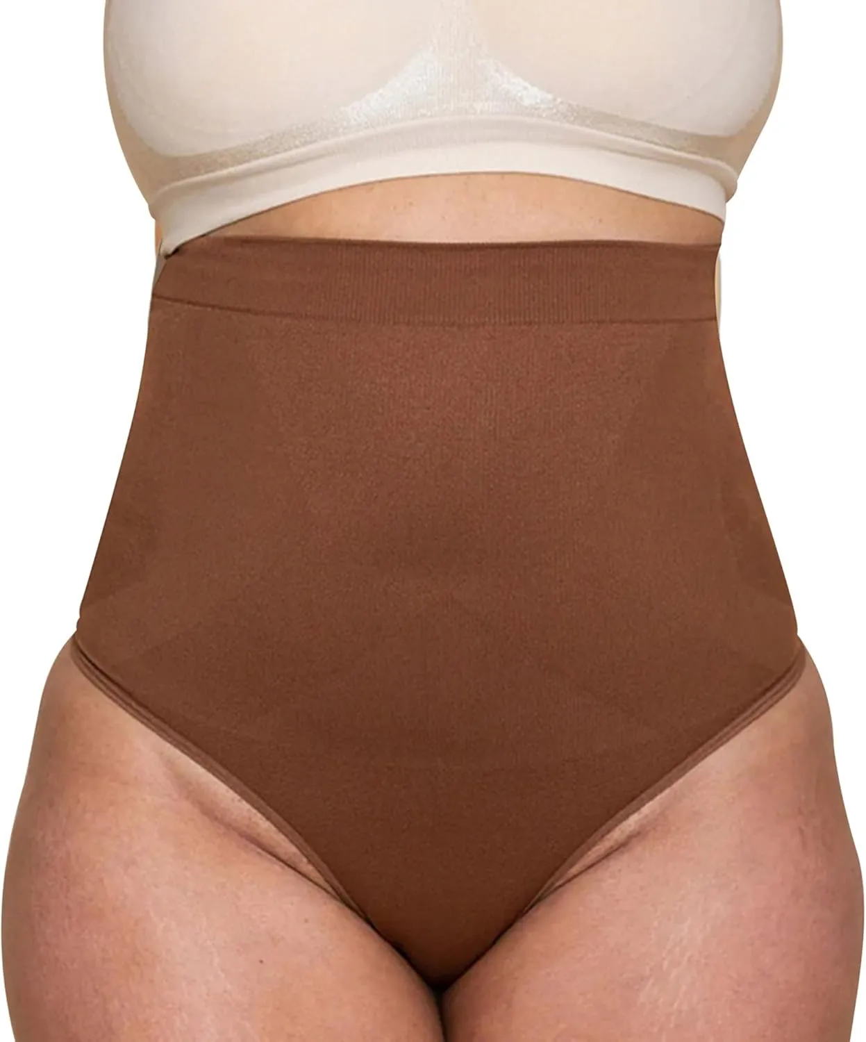 Thong Shorts Shapewear Tummy Control for Women, High Waist Shaping Seamless Body Shaper Panties