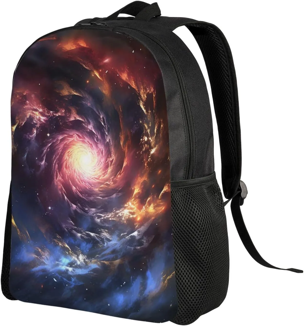 Travel Backpack for Women Men Carry On Backpack Cosmic Storm Laptop Backpack 17 Inch Lightweight Casual Daypack
