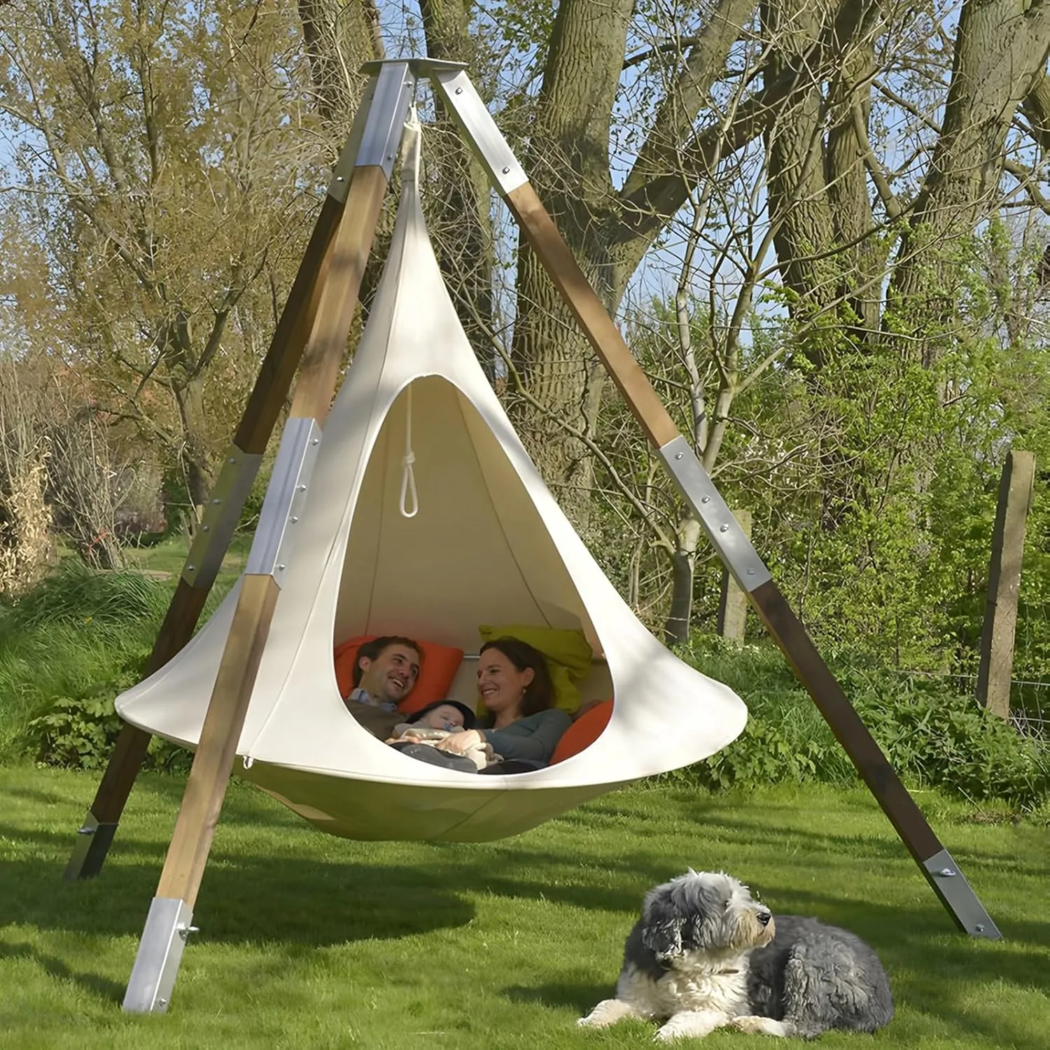 Tree Swing for Adults Kids - Outdoor Hammock Chair Weight Capacity 220-440lbs - Hammock Swing Chair Indoor Swing with Straps and Buckle Hanging Kit,Orange,1 * 1.1m/39 * 43in