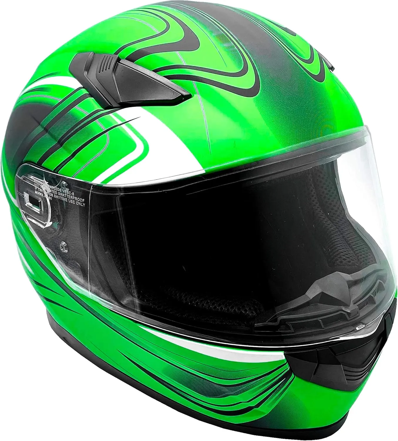Typhoon Adult Full Face Motorcycle Helmet 3XL & 4XL DOT Certified