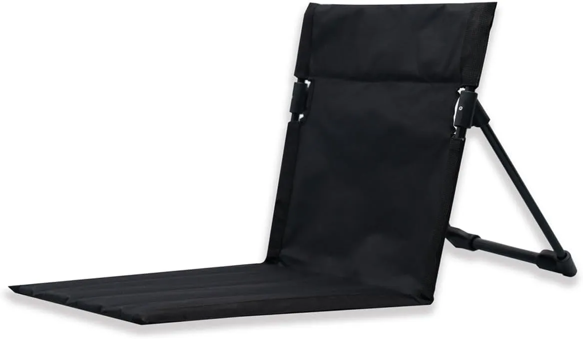 Ultra-Lightweight Outdoor Folding Chair Portable Outdoor Chair 1.2lb (Black)