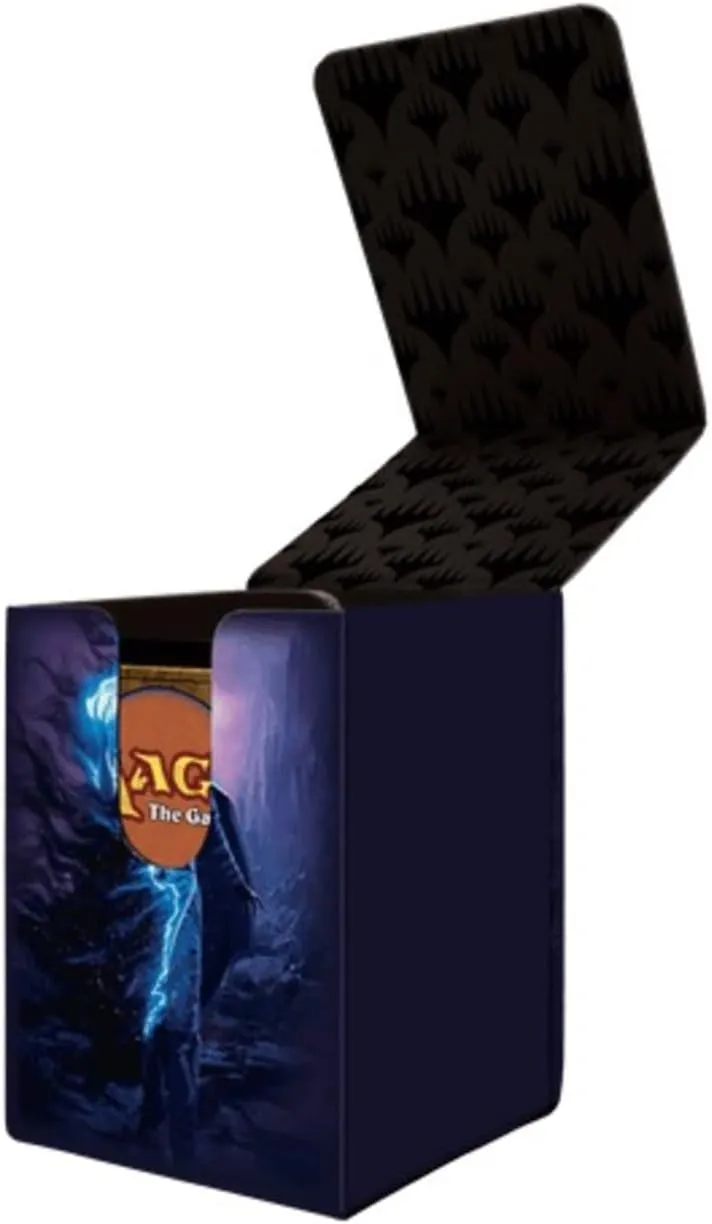 Ultra Pro - Outlaws of Thunder Junction Alcove Flip Deck Box Ft. Jace for Magic: The Gathering, Collectible Compact Deck Storage Solution Protection Box