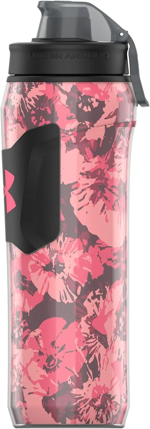 Under Armour UA 28oz Insulated Playmaker Squeeze Pink Poppy OSFA
