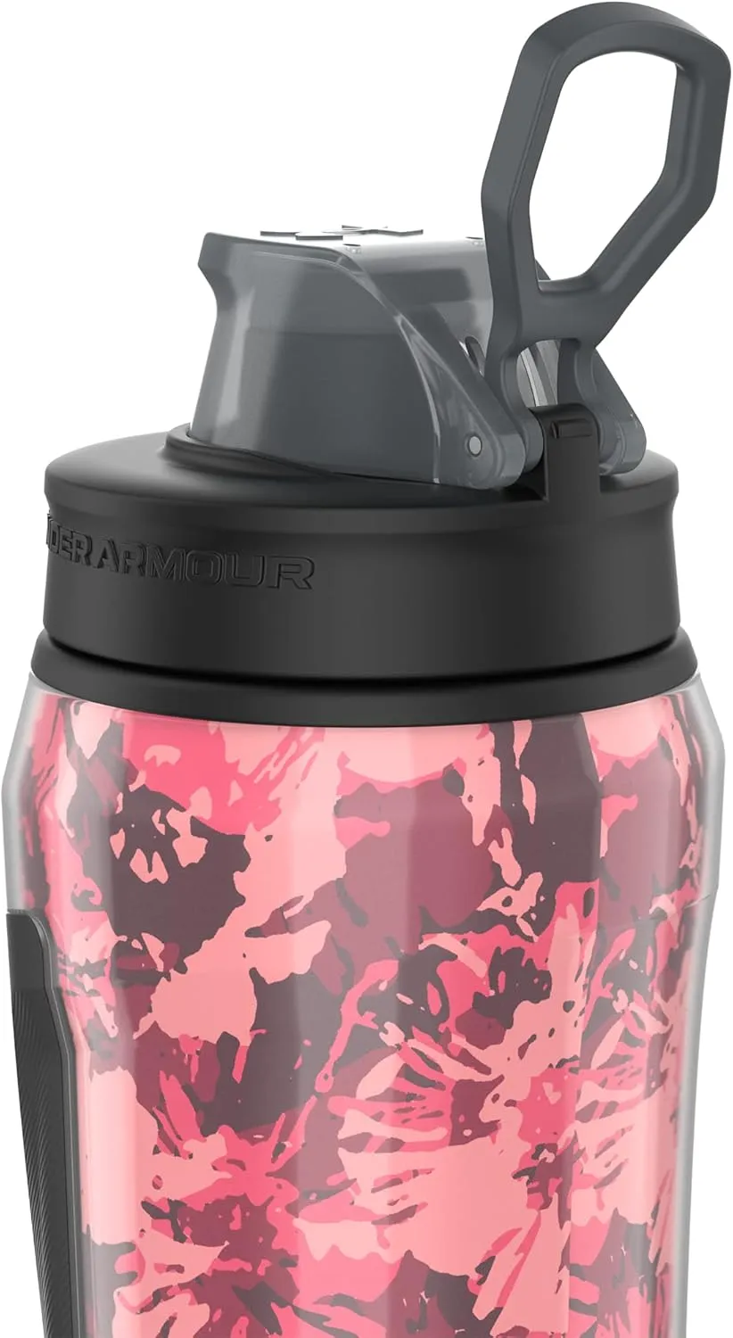 Under Armour UA 28oz Insulated Playmaker Squeeze Pink Poppy OSFA