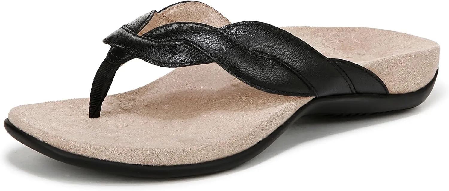 Vionic Women's Bella Braid Thong Sandals Flip-Flop