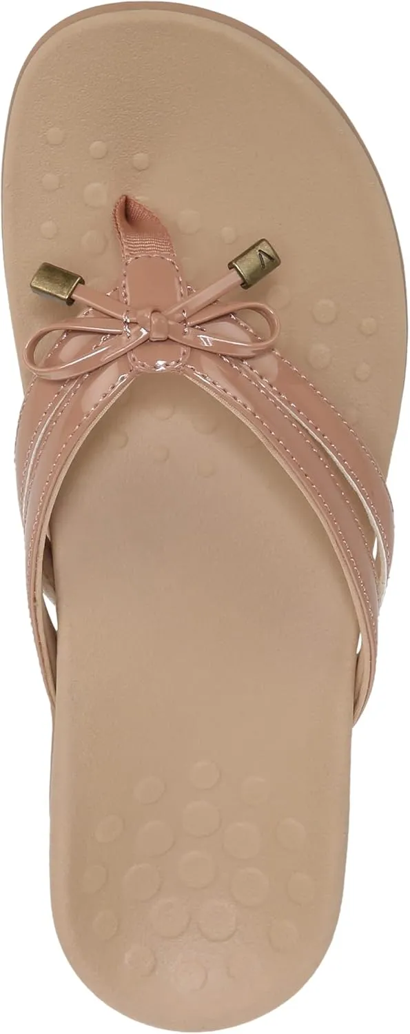 Vionic Women's Rest Bella X Flip Flop-Comfotable Slide On Toe Posts Sandals with Orthotic Insole Arch Support, Medium and Wide Widths, Sizes 5-11, Women's Sandals