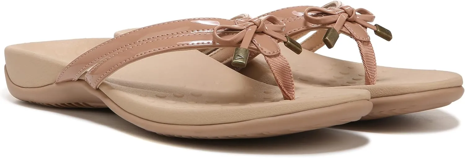 Vionic Women's Rest Bella X Flip Flop-Comfotable Slide On Toe Posts Sandals with Orthotic Insole Arch Support, Medium and Wide Widths, Sizes 5-11, Women's Sandals