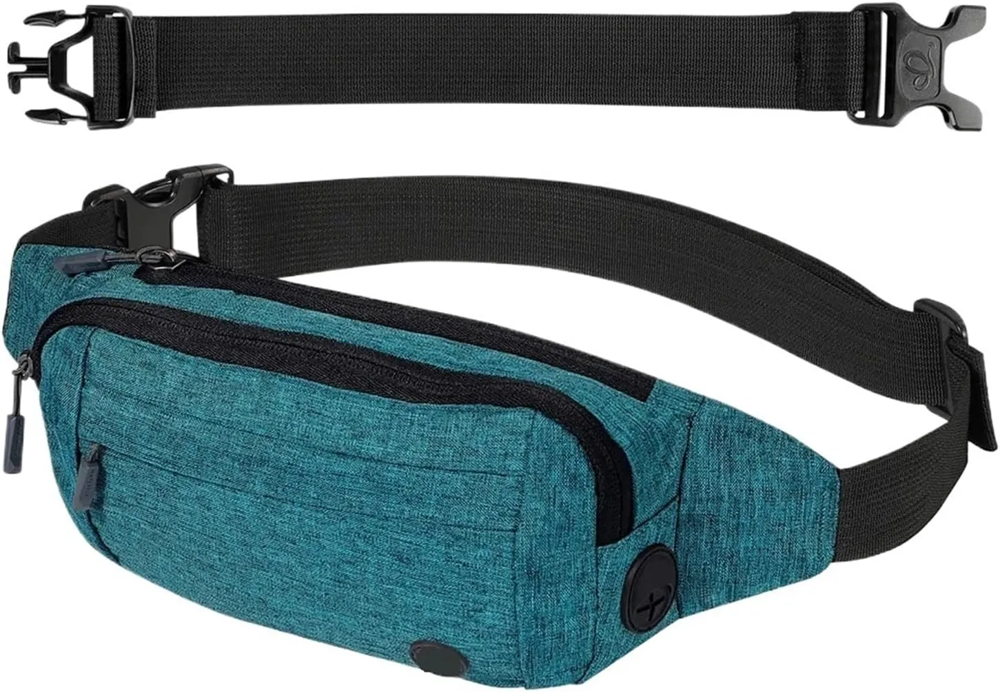 Waist Bag Pouch Bum Belt Bag Shoulder Crossbody Chest Bag Pocket Sport Jogging Hiking Hiker Fit For MAN Woman(Teal Blue)