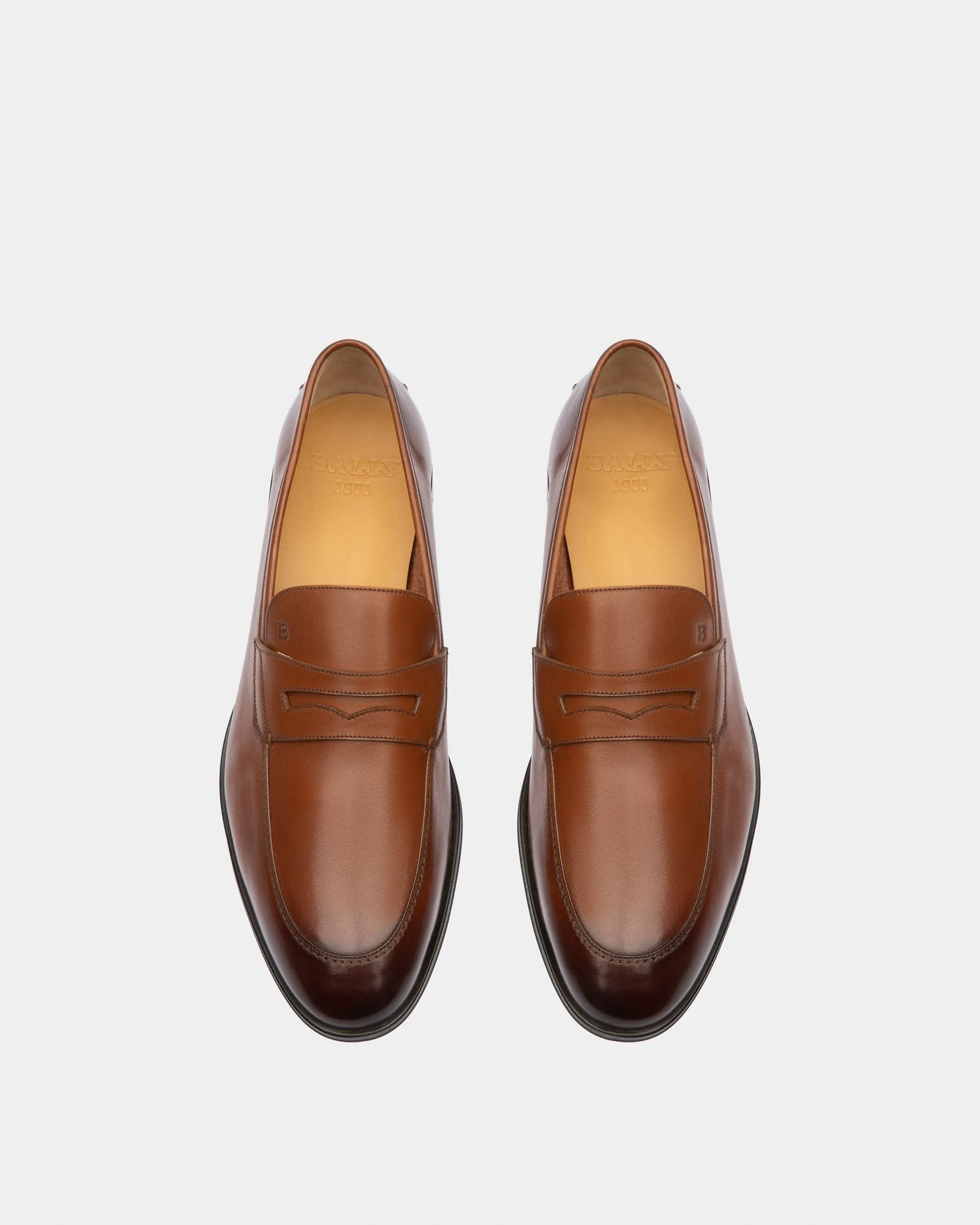 Webb Leather Loafers In Brown
