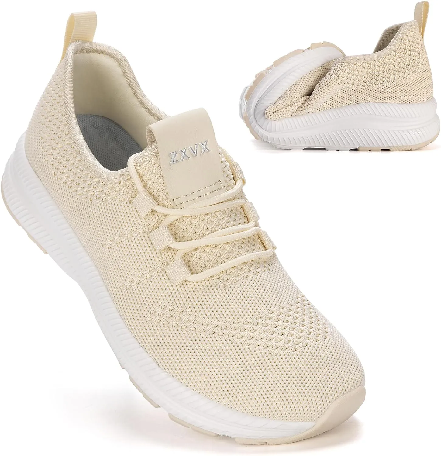 Wide Toe Box Shoes Women Non-Slip Wide Width Sneakers Ultra Light Extra Wide Road Running Shoes for Women Breathable Tennis Walking Gym Workout Trainer 5.5-11.5