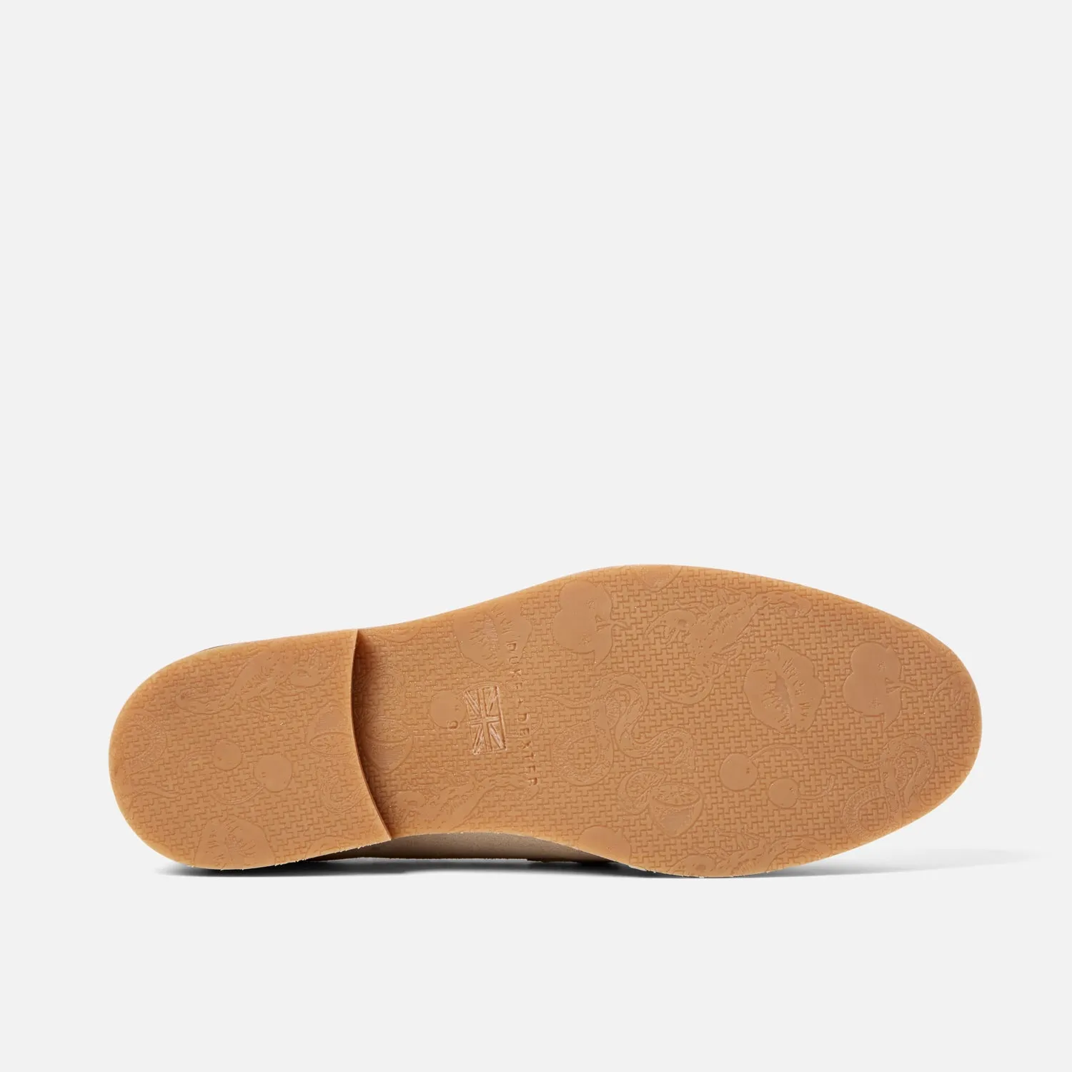 Wilde Chocolate   White Suede Penny Loafer - Men's