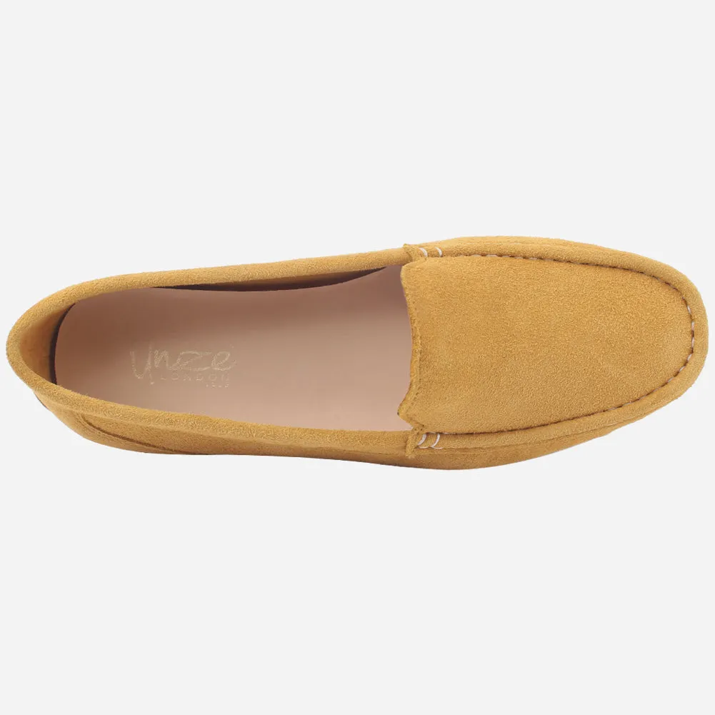 Women "VASO" Soft Suede Moccasins