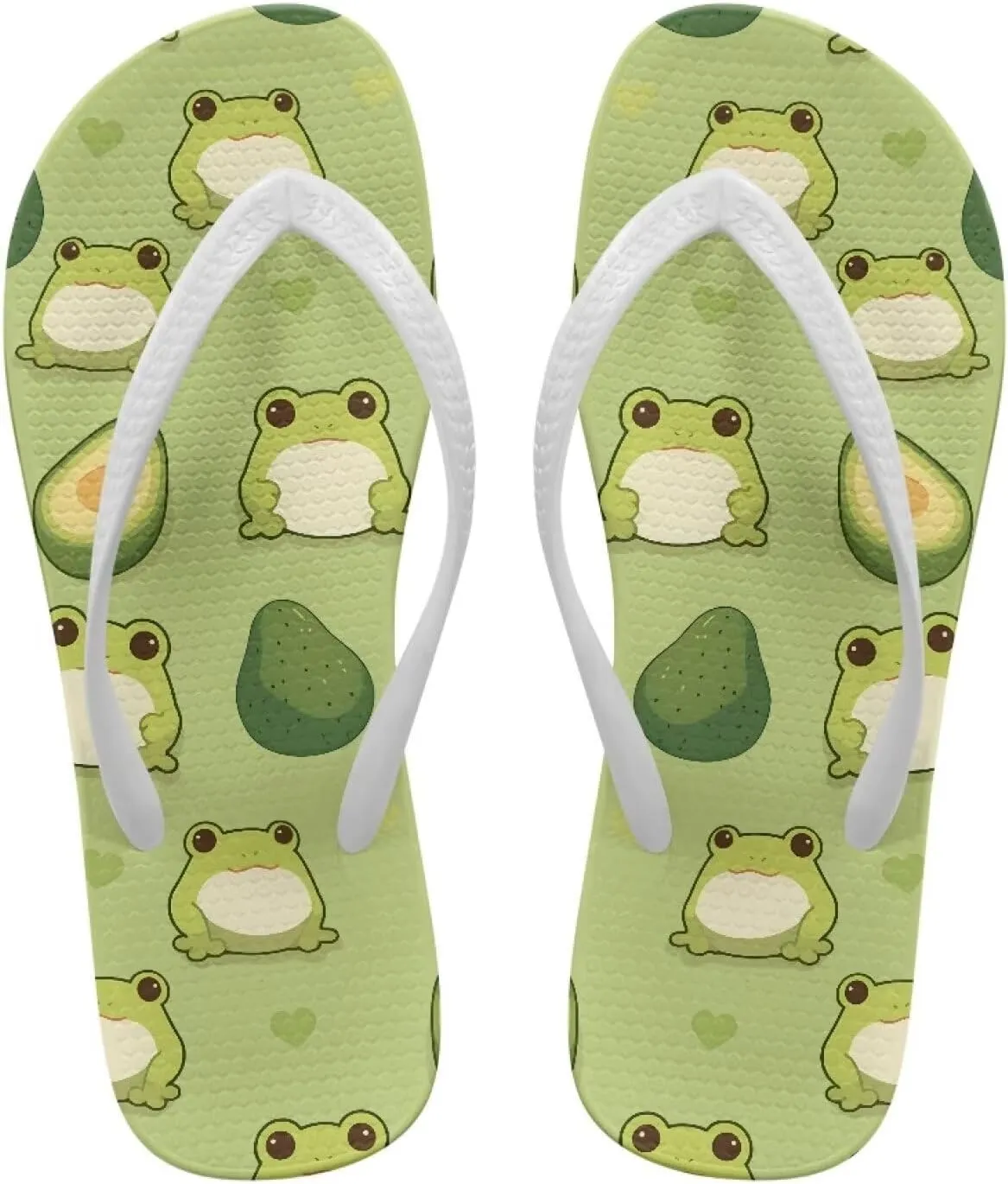 Women's Arch Support Flip Flops Fashion Lightweight Beach Slip on Thong Sandals Non-Slip Outdoor Slippers for Daily Size 5.5-9.5 White Sole