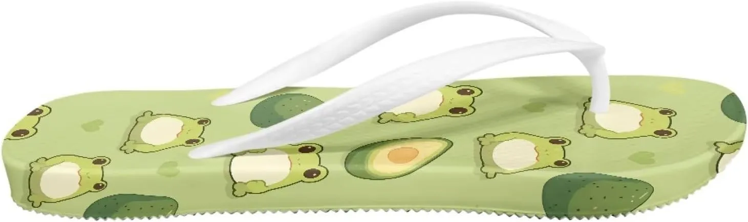 Women's Arch Support Flip Flops Fashion Lightweight Beach Slip on Thong Sandals Non-Slip Outdoor Slippers for Daily Size 5.5-9.5 White Sole